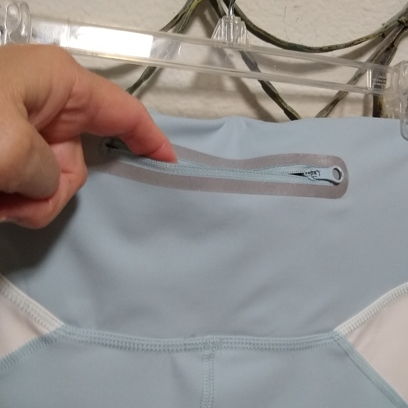 STELLA McCARTNEY Run Tight blue snake print accent leggings, M - Picture 12 of 14